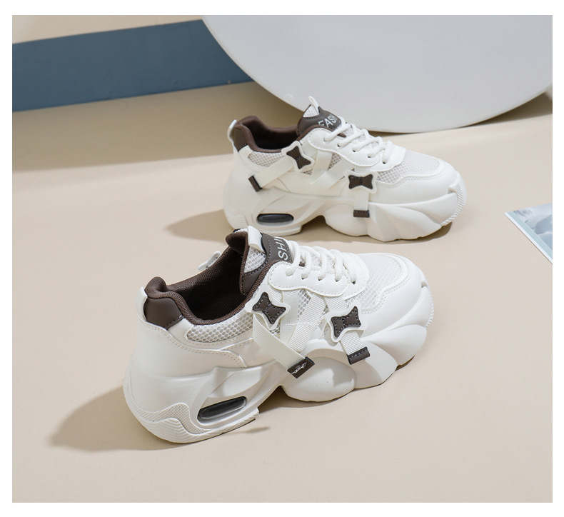 Sneakersy chunky dad style buty do biegania na platformie_voghion.com