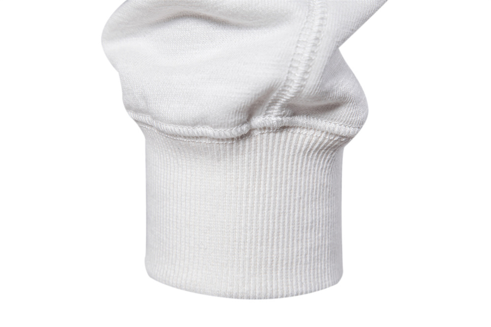 2024 Spring and Autumn New Style Leading Men's Loose Casual Solid Color Round Neck Hoodie Trendy Men_voghion.com