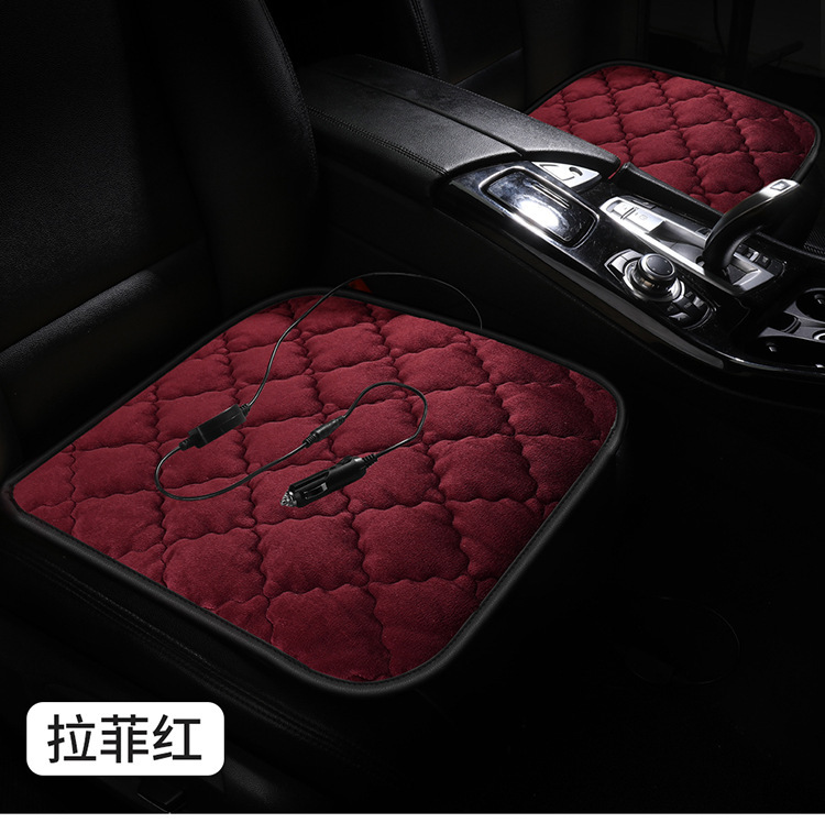 Car Heated Seat Cushion for Winter Warmth, Universal Electric Heated Seat Pad for Vehicles, 12V USB Office Use