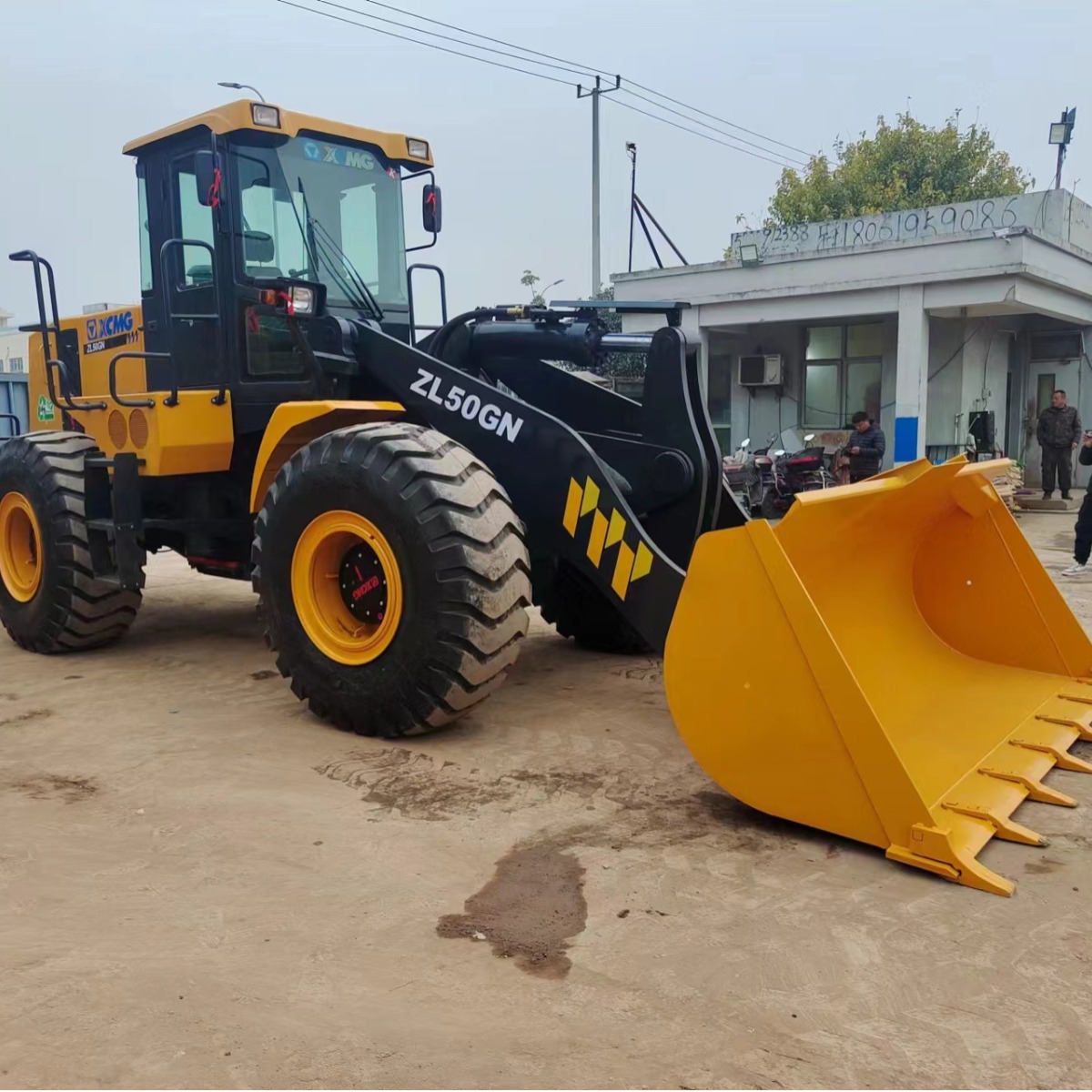 Exportación directa en el extranjero de alta calidad de segunda mano XCMG 50GN 500KV cargadora 90% nueva garantía de calidad