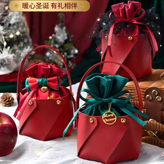 クリスマスリンゴ袋プレゼント袋平安夜平安果リンゴ包装箱手提げ袋皮質クリスマス包装