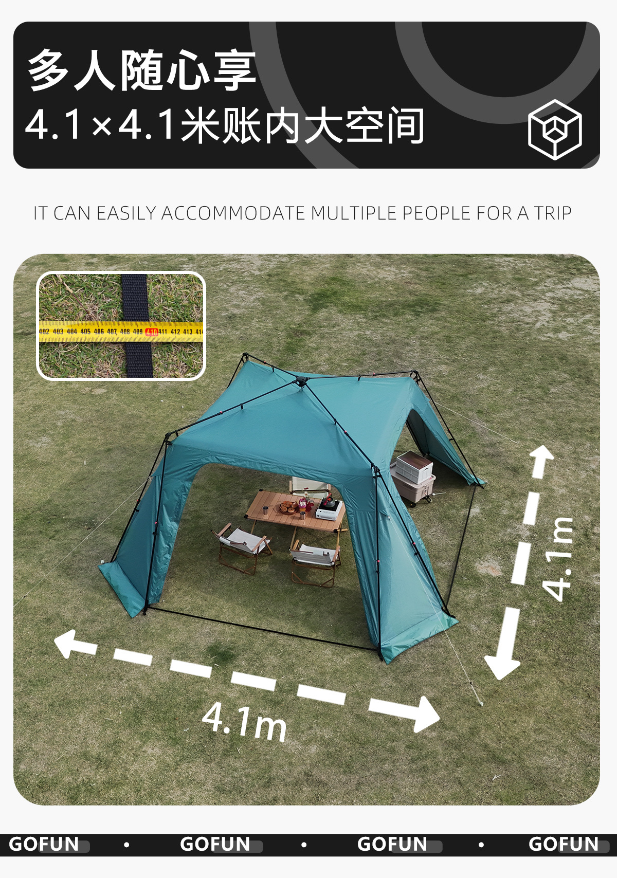 Dome Outdoor Canopy Tent Silver Dome Canopy Fully Automatic Dome Quick-Open Large Space High Ceiling Pergola Door Curtain