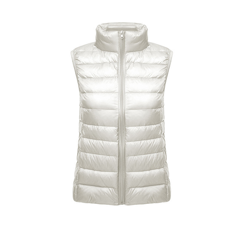 2026 Women's Simple down Vest Lightweight Sleeveless Solid Color Autumn Winter down Jacket Women's Trendy Vest 2026 Women's Simple down Vest Lightweight Sleeveless Solid Color Autumn Winter down Jacket Women's Trendy Vest