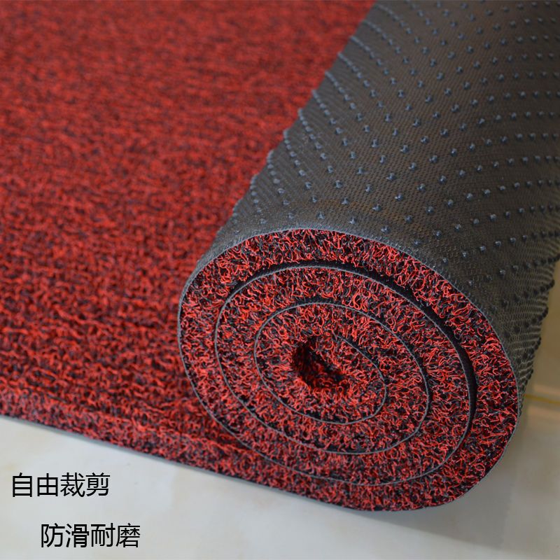 汽车防滑丝圈地垫加厚脚垫门垫/厨房/客厅/入户门/户外地毯可裁剪