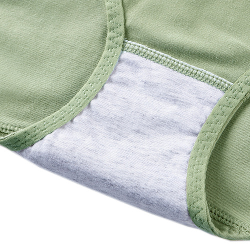 Graphene antibacterial women's underwear, pure cotton high waist printed underwear, pure cotton high waist tummy control underwear manufacturer wholesale