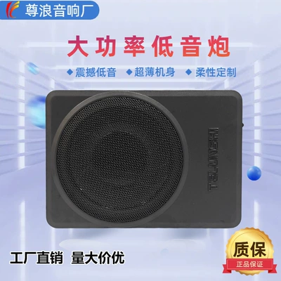 Source Factory 10inch Active Ultra-Thin Under-Seat Subwoofer High-Power Pure Bass Car Audio System Wholesale in Stock (Car speaker/subwoofer)