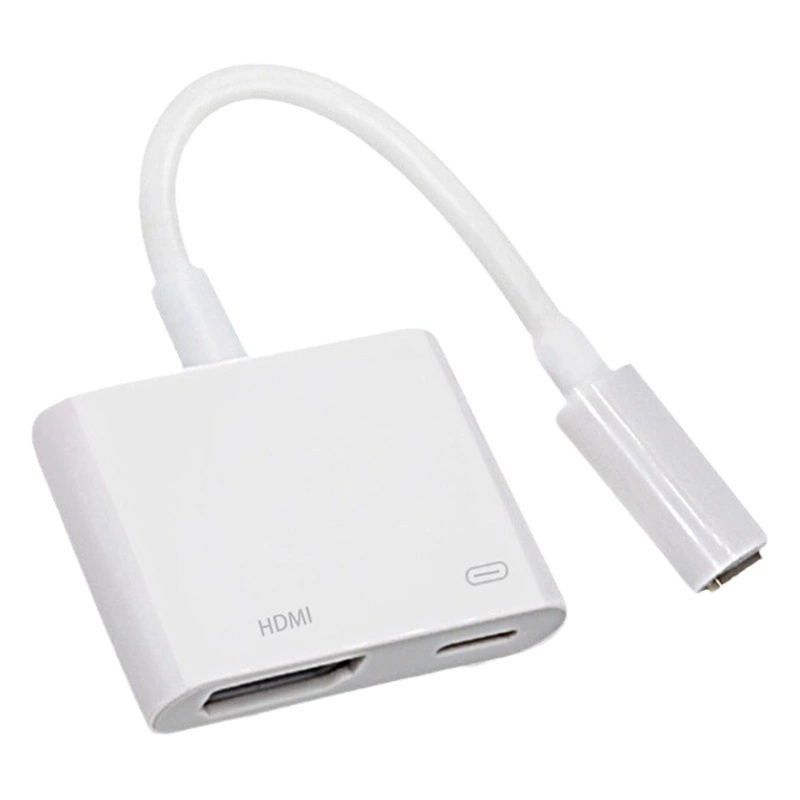 Подходит для мобильного телефона Apple с проекционным экраном HDMI. Кабель Lightning Converter для проекции планшета с тем же экраном. USB-c.