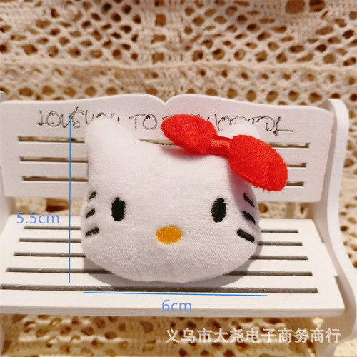 Cartoon plush doll Sanrio Melody KT Kuromi gloves socks shoes clothing headwear accessories