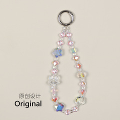 新款原創DIY夢幻手機鏈純手工手機掛繩串珠掛鏈外貿廠家批發成品