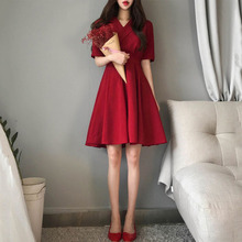 大码女装2025夏装新款洋气胖妹妹网红减龄藏肉显瘦胖mm纯色连衣裙