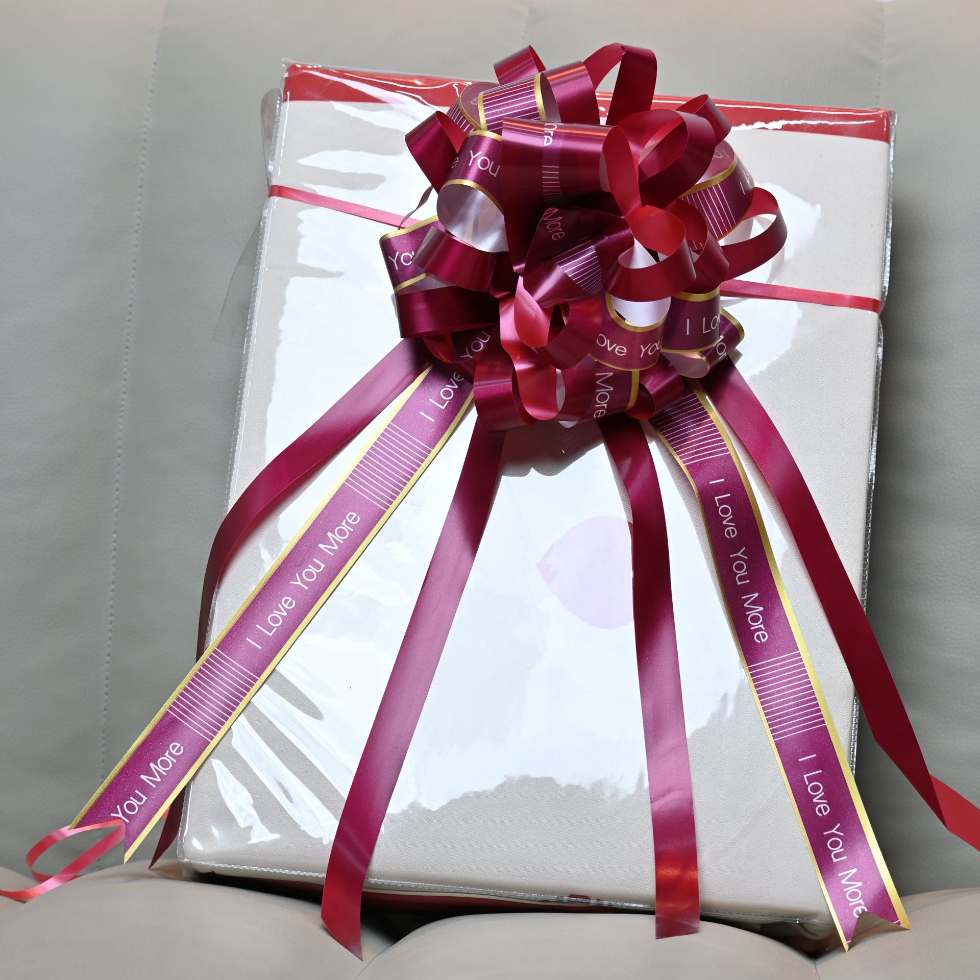 Flor de plástico de coche de boda de gran tirada