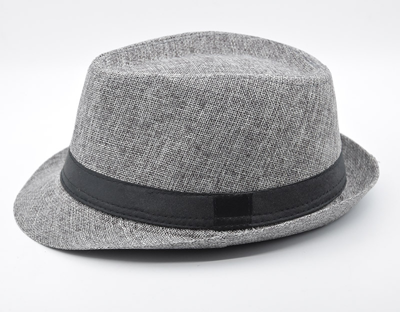 Unisex Modern Style Classic Style Geometric Curved Eaves Sun Hat Fedora Hat display picture 15