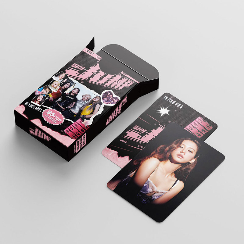 95张JUMP小卡贴纸 BP卡片 ROSE贴画 JENNIE应援 LISA贴纸 JISOO卡|undefined