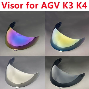 K3 helmet visor motorcycle visor accessories are suitable for full-face K3 K4 helmets, with electroplated day and night vision