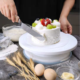 烘焙裱花台蛋糕转盘奶油裱花转台防滑制作蛋糕旋转台烘焙工具