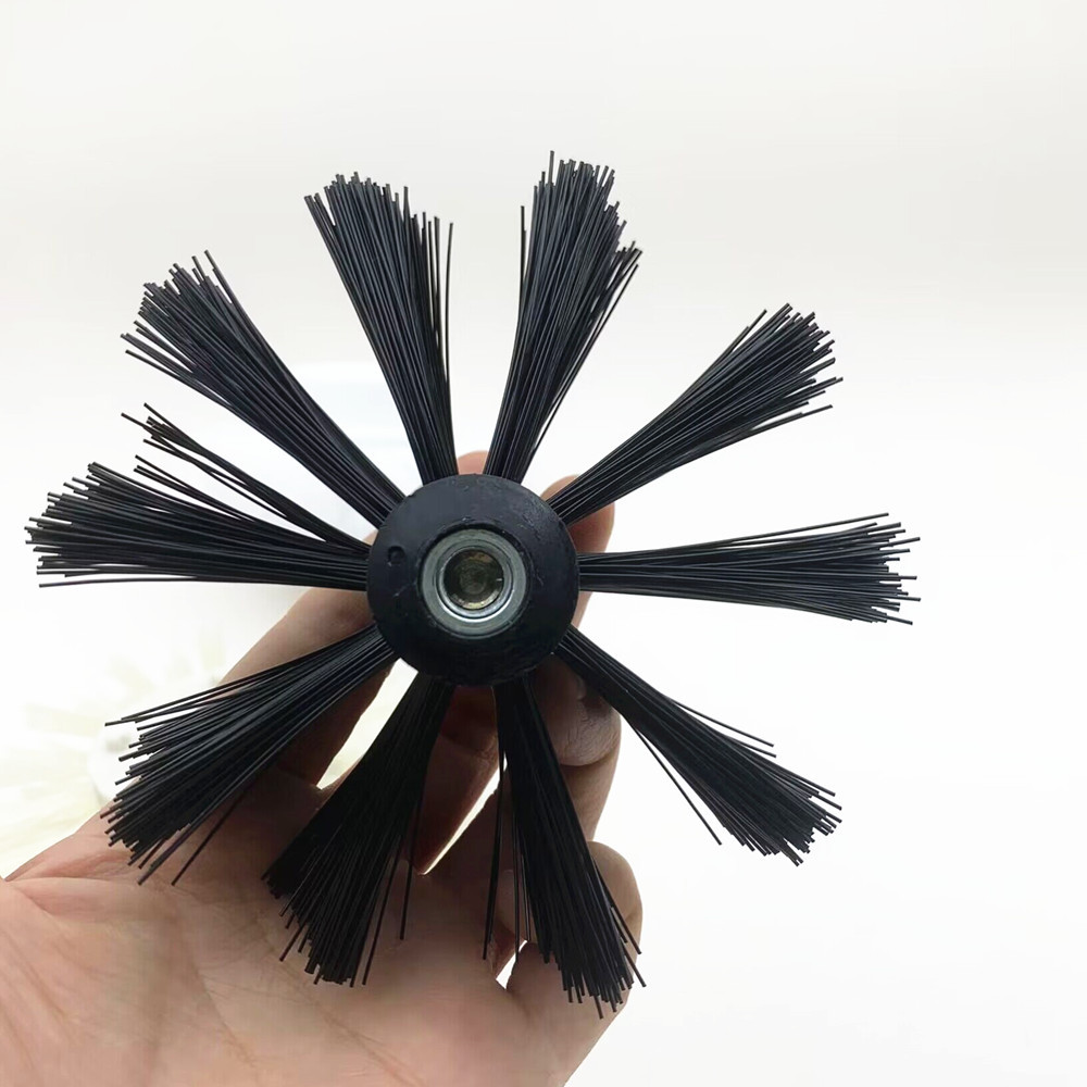 小型空心毛刷轮工业毛刷轮滚筒刷小型圆筒刷子清洗机毛刷植毛厂家