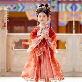 汉服女童2026新款春秋儿童古风公主裙女孩国风超仙裙子唐装秋