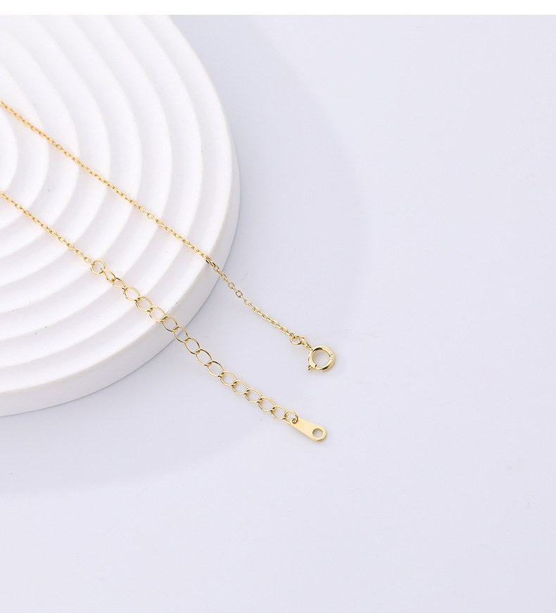 Collana in argento sterling con occhio del diavolo e catena a clavicola retrò con diamanti di nicchia_voghion.com