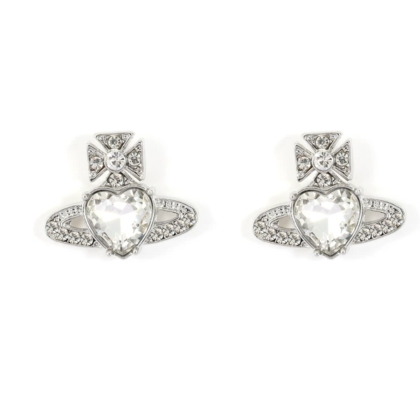 White earrings