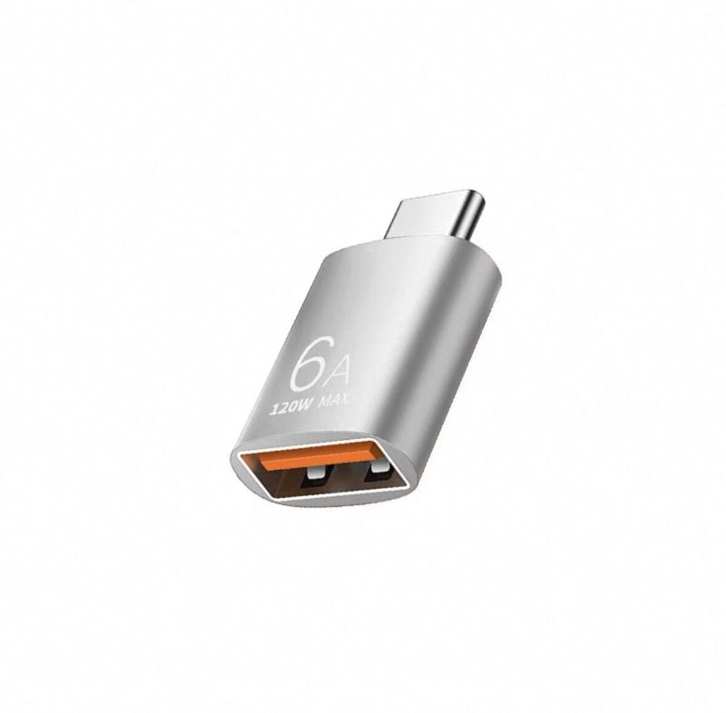 TypeC母转USB2.0转接头手机车载PD数据线6A充电C口转USB转换器otg|undefined
