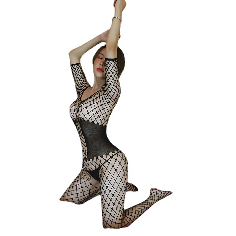 长夜漫漫 Sexy sexy seduction of sexy underwear women's socks and socks.