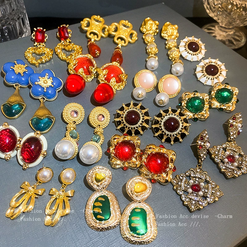 Серебряная игла из жемчуга, ретро серьги, стиль высокого качества, стиль лёгкой роскоши, оптовая