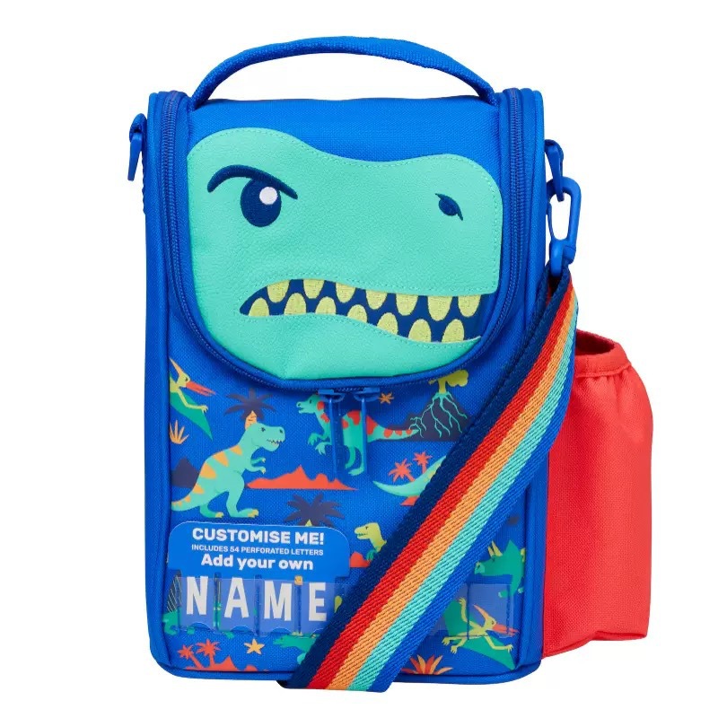 Australian smiggle dinosaurio dibujos animados escuela primaria mochila escolar de gran capacidad mochila mediana de clase grande estuche para lápices retráctil