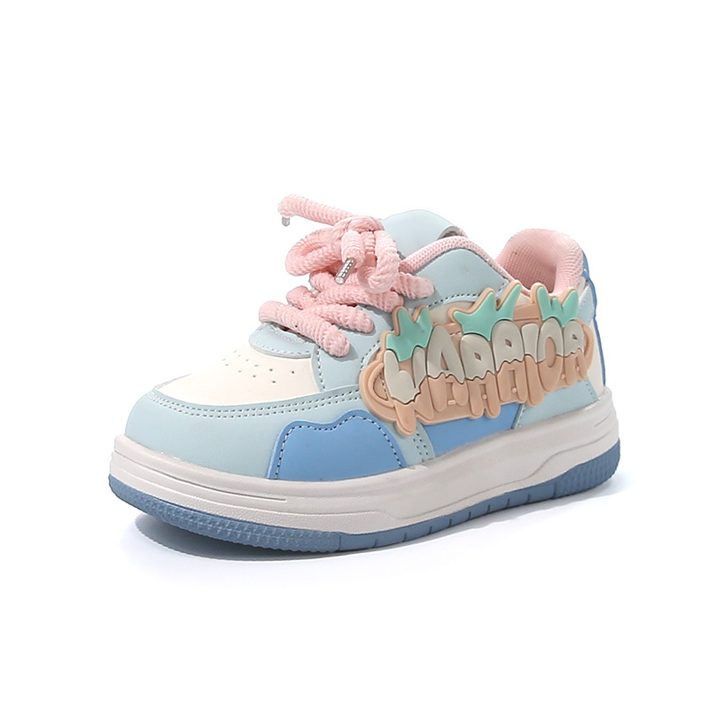 Zapatos de patina de dopamina de niñas 2025 primavera y otoño nuevos niños versátiles estudiantes zapatos casuales de niñas zapatillas respirables