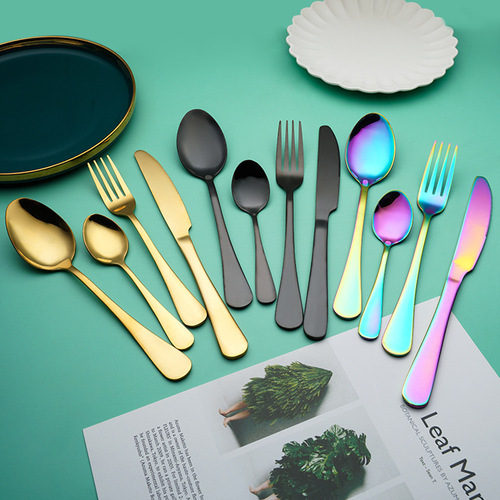 1010 series stainless steel tableware cross-border Amazon hotel home use Western steak knife, fork and spoon manufacturer wholesale