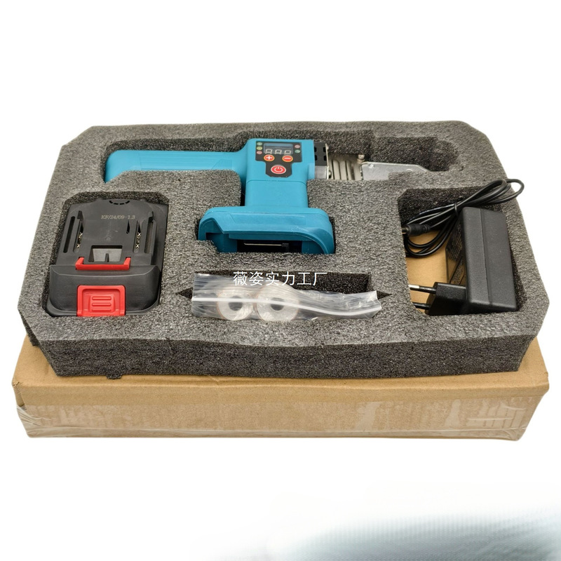Cross-Border Wholesale Lithium Electric Hot Melt Machine Rechargeable Digital Display Hot Melt Machine Water Pipe Welder Water and Electricity Engineering Pe Plastic Welding Machine