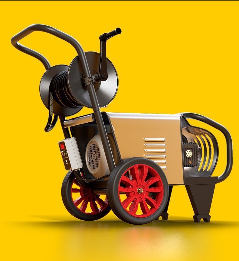 Black Cat Hero Commercial Car Wash Machine, 220V, High-Power Industrial Cleaning Machine for Car Wash Shops and Livestock Farms
