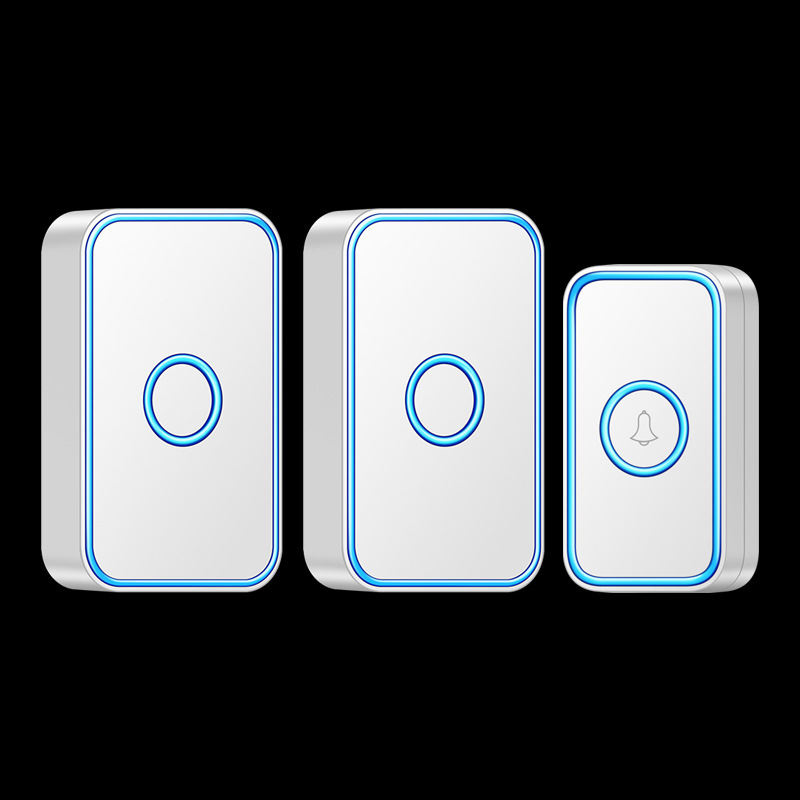 门铃家用无线超远距离遥控电子门铃叮咚门钟一拖二老人防水呼叫器