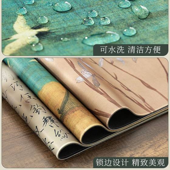Chinese style calligraphy and painting pad Lanting preface Yan Zhenqing creative national fashion ancient style calligraphy writing pad thickened lock edge generation felt pad
