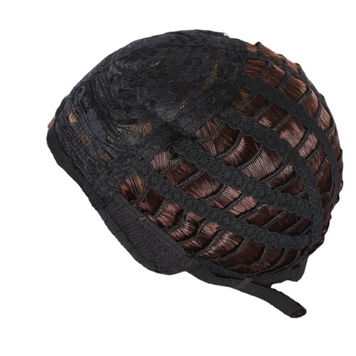 Eurasian cross-border long curly synthetic fluffy brown wig wholesale from Yiwu Factory