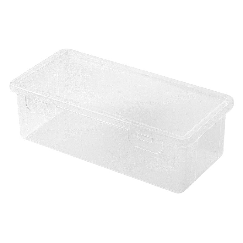 Lápiz caja de almacenamiento de gran capacidad transparente papelería caja de almacenamiento titular de la pluma color plomo niños crayón pintura Sketch caja de lápiz