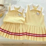 女童新品宝宝polo连衣裙