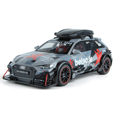 1:24RS6改造版合金車型回力音光シミュレーションスポーツカー合金モデル子供玩具