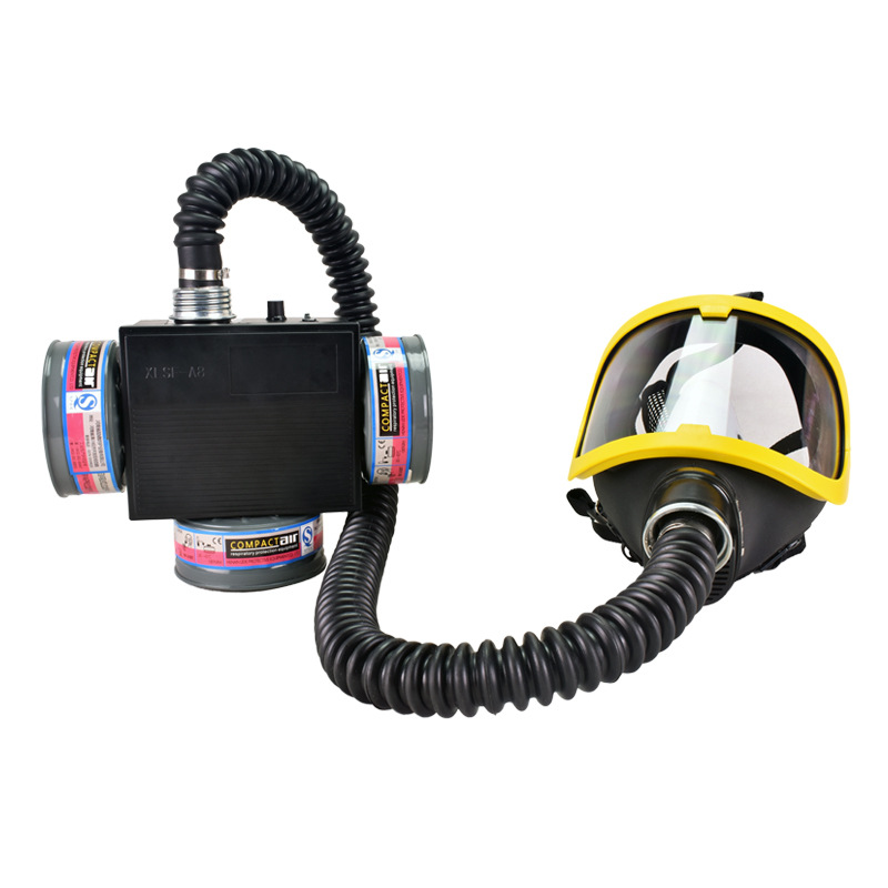 动力送风过滤式呼吸器 电动过滤防护半面罩套 长管强制送风呼吸器