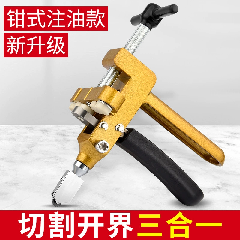 Стеклянный нож Бытовой инструмент для открывания алмазной границы Резка толстой плитки Специальный артефакт Многофункциональный ролик Ручная удерживающая головка