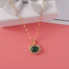 Pendant stainless steel, fashionable necklace, accessory, does not fade, simple and elegant design, light luxury style