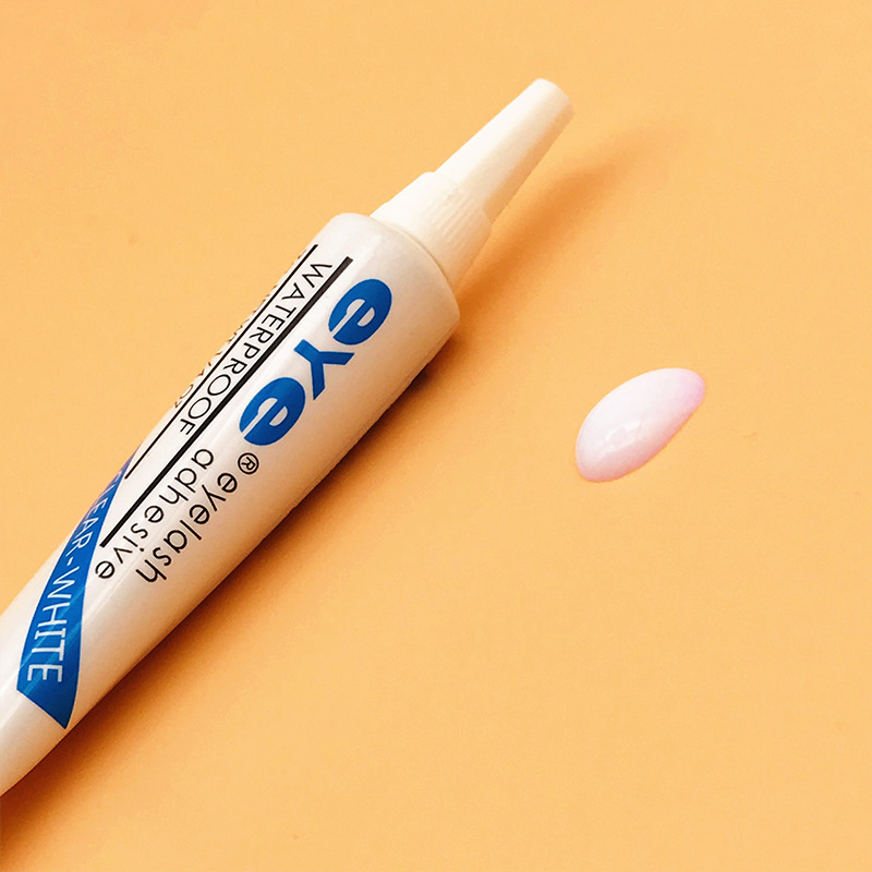 Herramienta de injerto pegamento + pinzas clip ojo pegamento transparente inodoro injerto pestañas pegamento novato partido disponible en stock