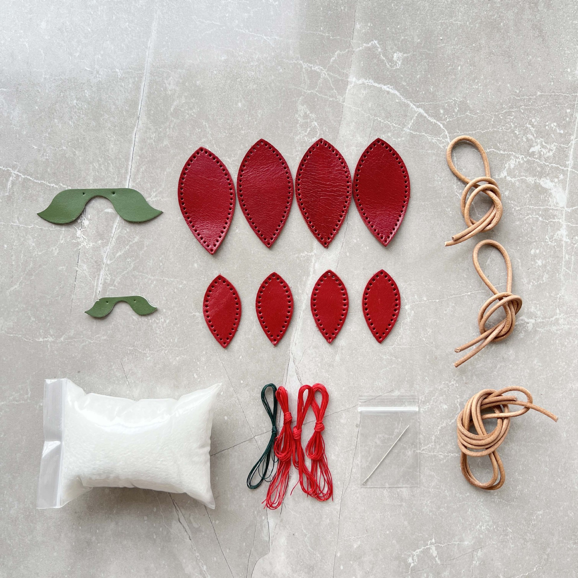 Bolso colgante de cuero de manzana de pera cosida a mano de alta calidad, colgante, colgante, colgante, colgante, colgante, colgante, colgante, bolso de material de bricolaje hecho a mano