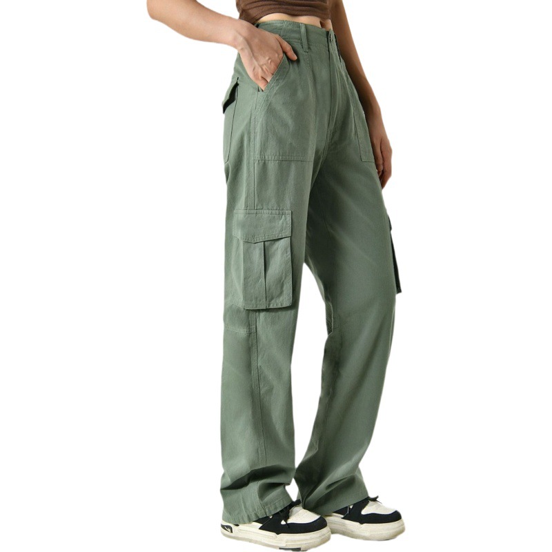 Pantalones cargo versátiles y holgados de Amazon para mujer, pantalones de mujer modernos y ajustados con múltiples bolsillos