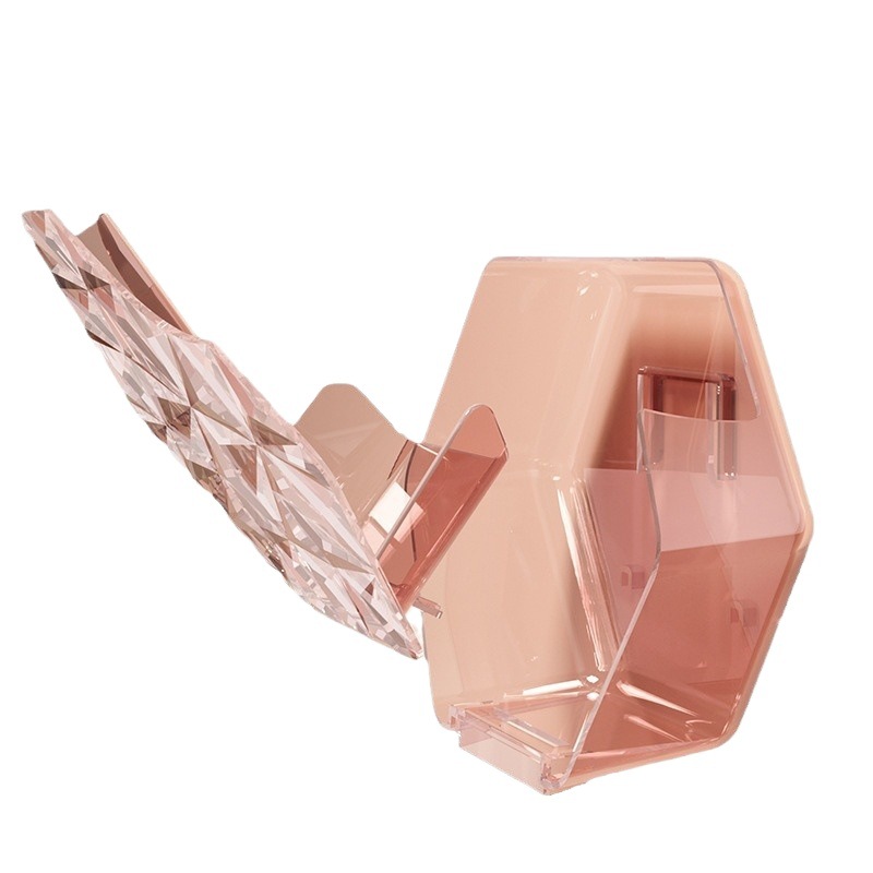 Caja de cuchara de arroz de tipo abatible estante de almacenamiento de cuchara de arroz montada en la pared sin ponche Caja de cuchara de arroz de cocina de arroz caja de cuchara de arroz a prueba de polvo y fácil de limpiar