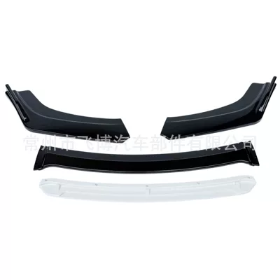 lip and front bumper corner — Big Surrounded - carbon-pattern-white