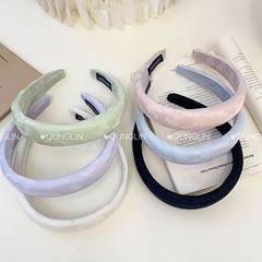 新中式提花暗紋設計款發箍女氣質高級感頭箍復古法式百搭外出發卡