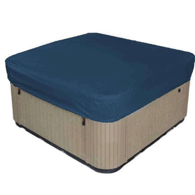 Cubierta para bañera de tela Oxford para exteriores, cubierta antipolvo para piscina o bañera de patio, cubierta doméstica anticaídas de hojas, impermeable y duradera