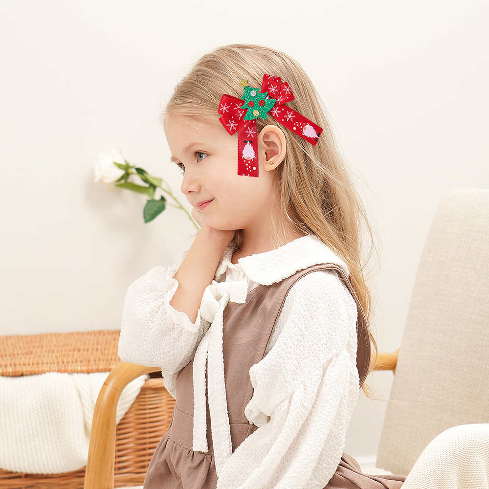 7g Weight Daily Occasion Christmas Festival Women's Gender Classic Style Style Classic Style Women's Kids Hair Accessories 4
