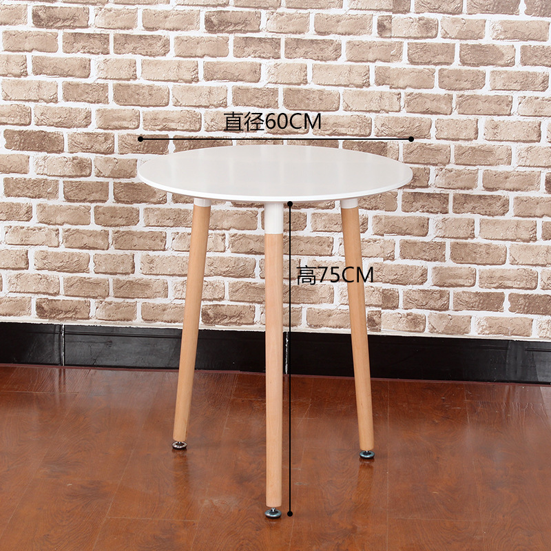 흰색 원형 테이블 60cm