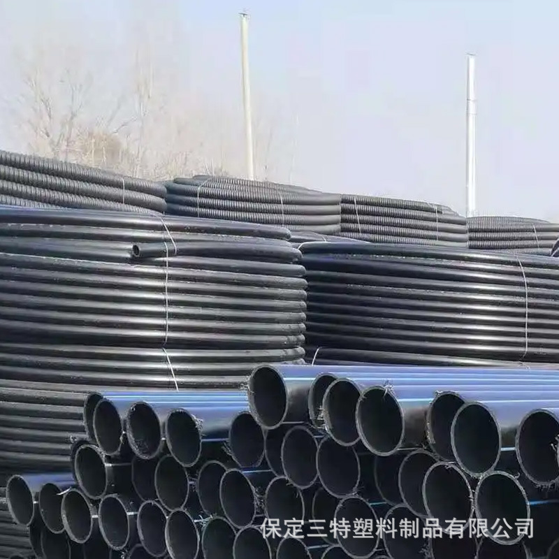 厂家货源 HDPE穿线管 黑色塑料盘管 光纤光缆保护管 阻燃电力盘管